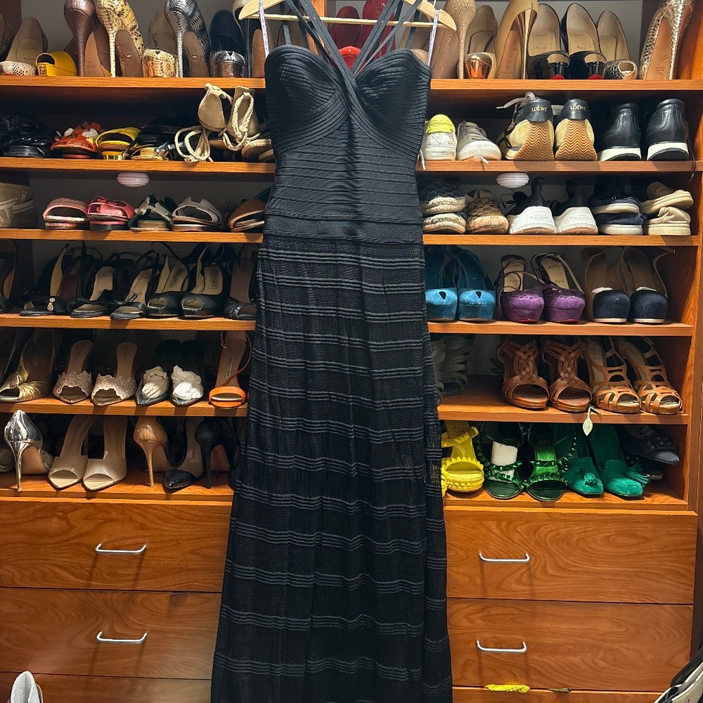 Stunning long Herve leger